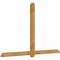 Ekena Millwork Eugene Rough Sawn Timber Gable Bracket, Western Red Cedar, 96"W x 60"H x 4"D x 4"F, 15/12 Pitch GBW096X60X0404EUG00RWR - alternate 5